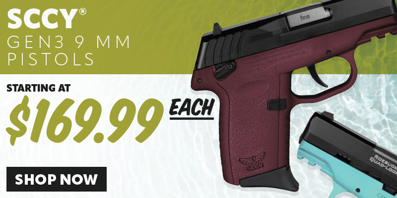 SCCY - Gen3 9MM Pistols